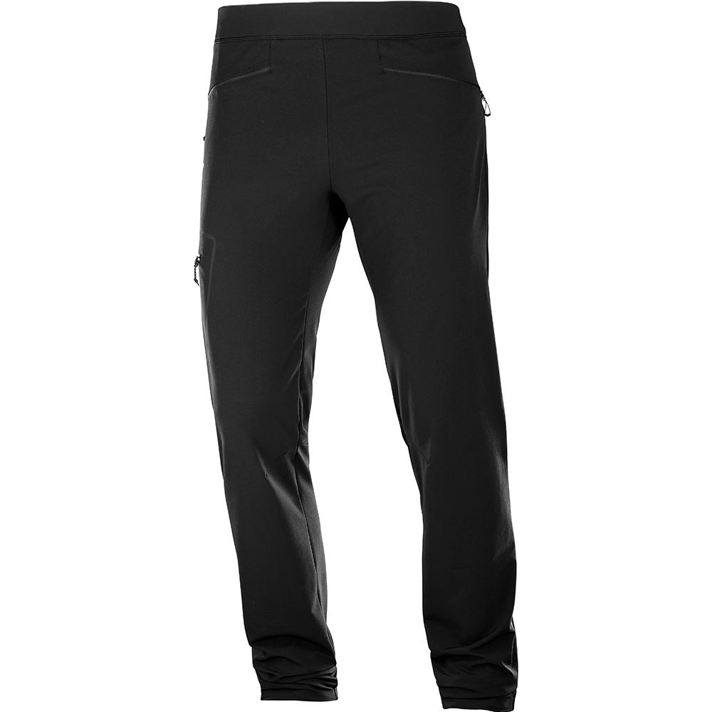 SALOMON WAYFARER AS TAPERED Philippines - Men's Pants - Black | 843105-SUC